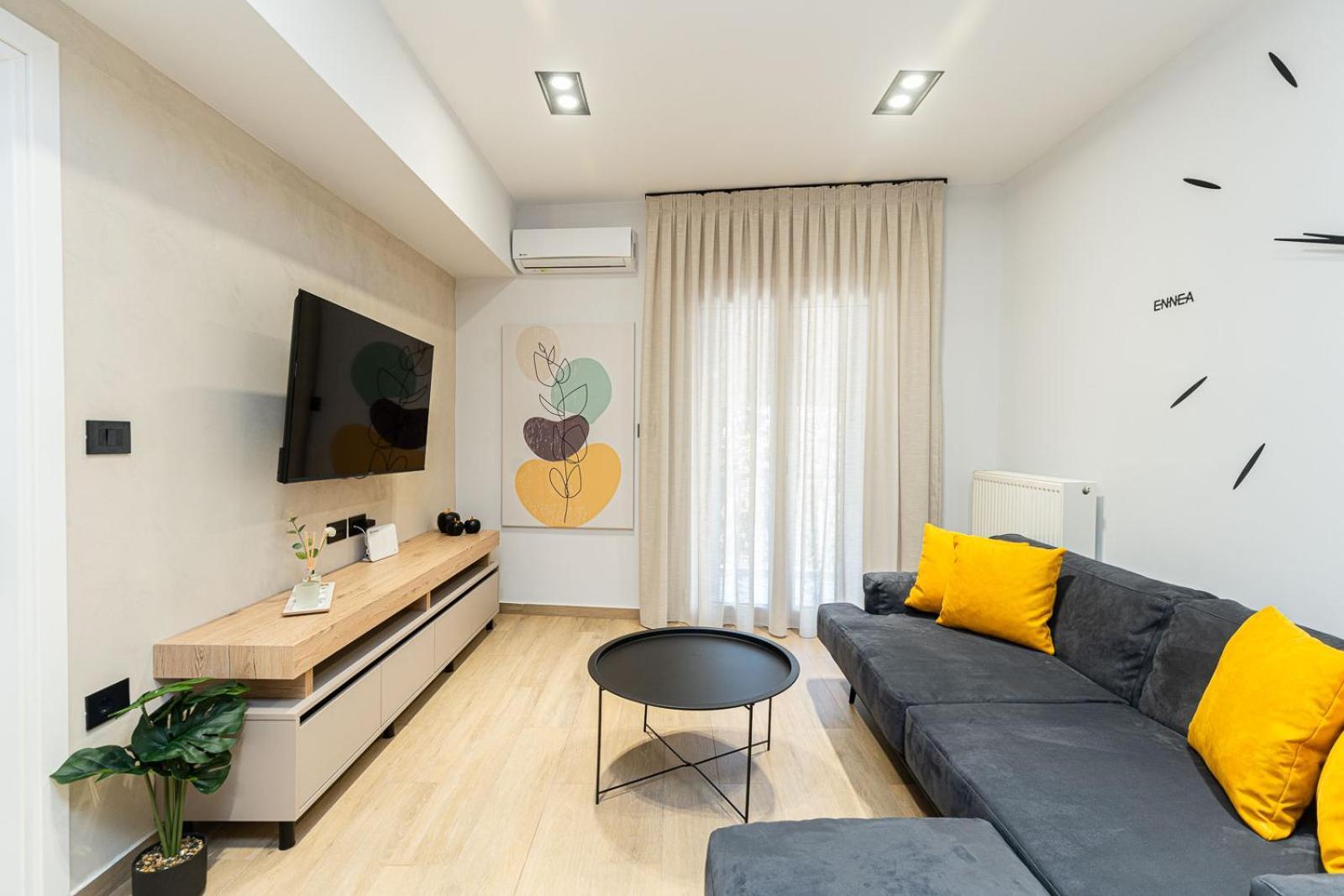 Modern 3 Bedroom Luxury Apartment Tesalonika Bagian luar foto