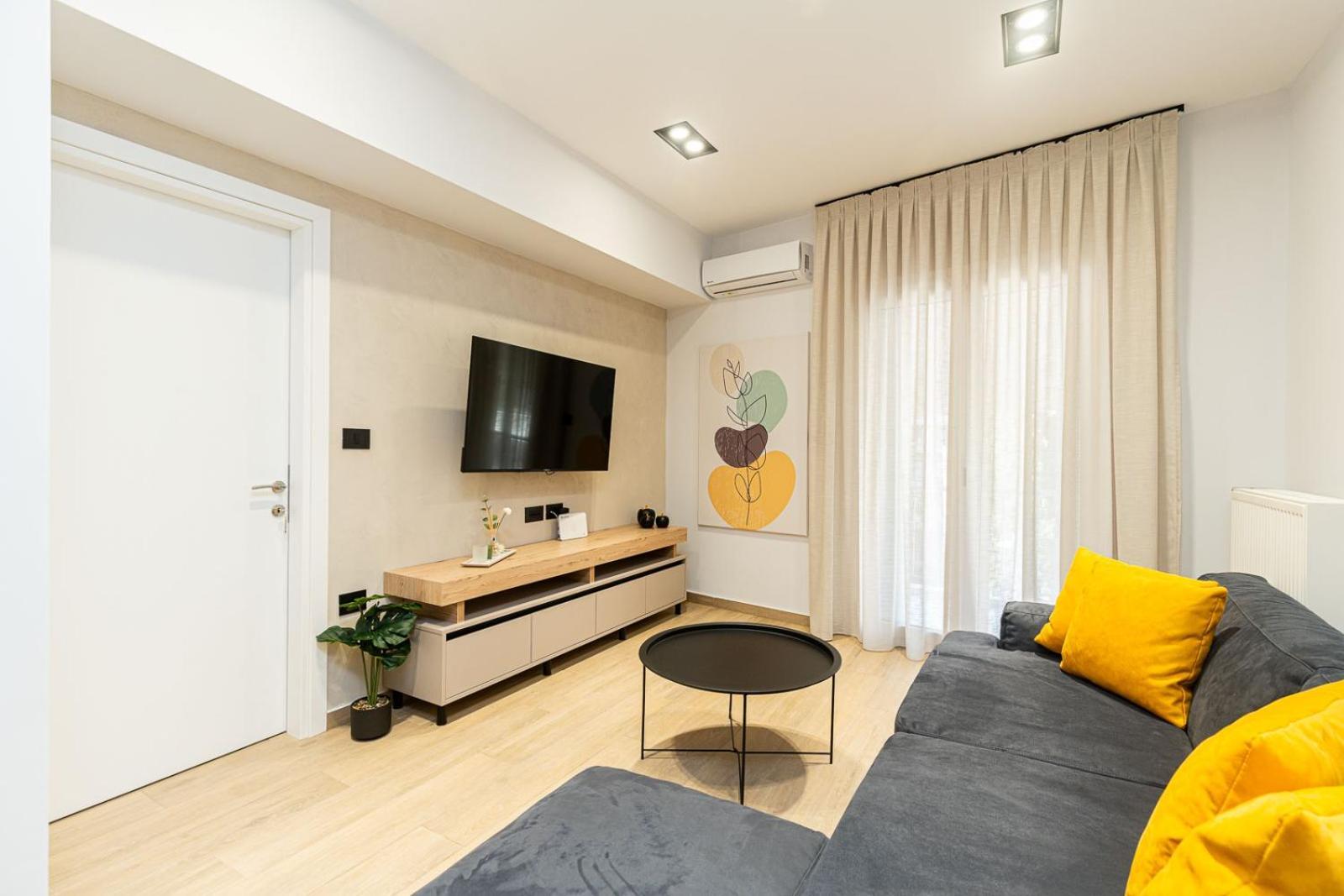 Modern 3 Bedroom Luxury Apartment Tesalonika Bagian luar foto